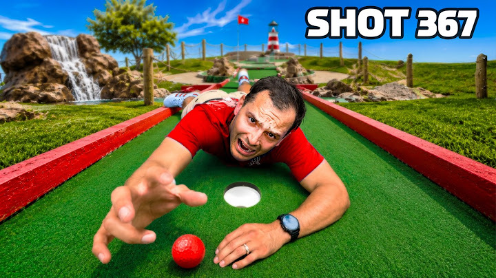 Golf challenge: Shot 367
